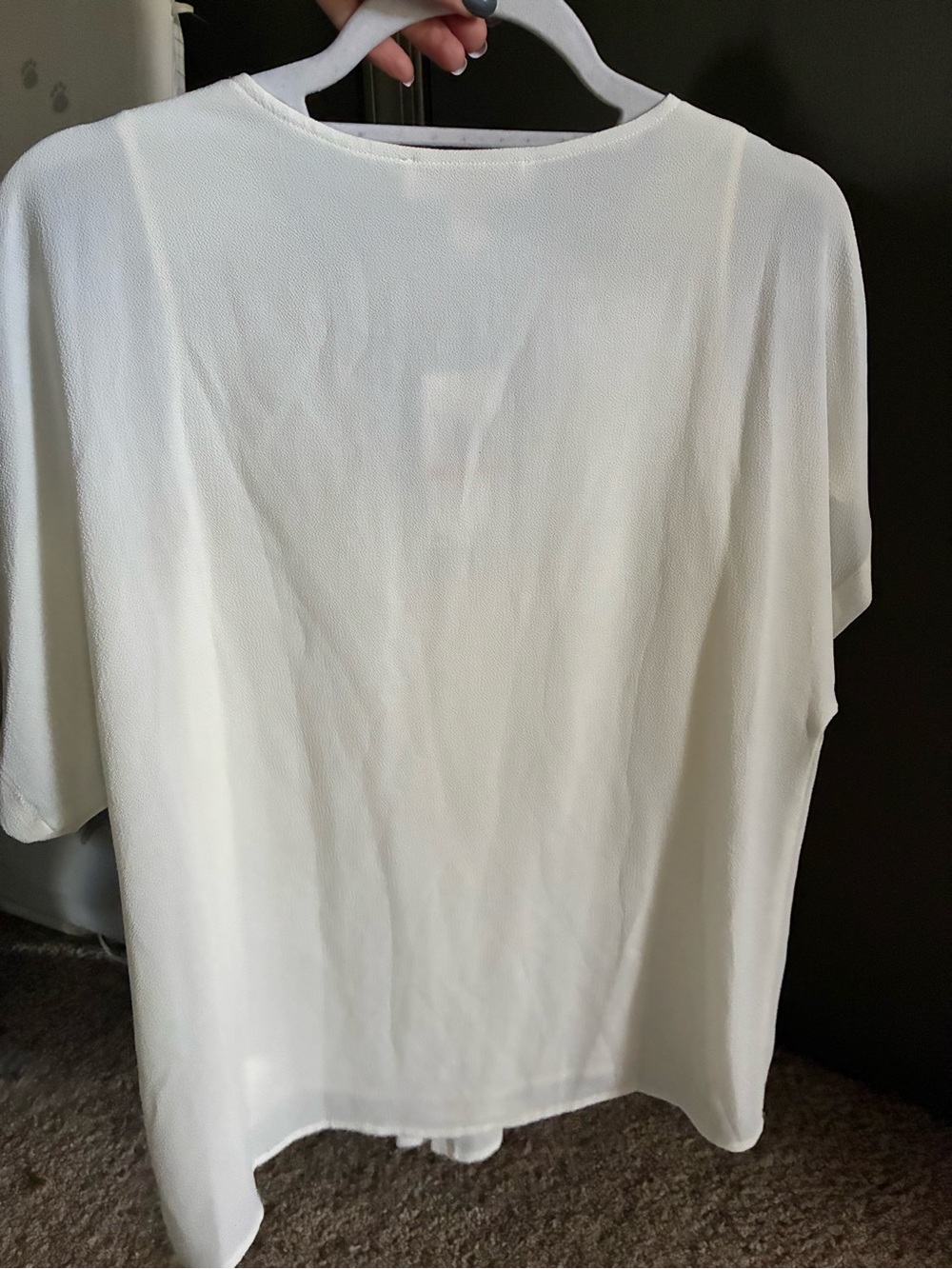 Brand new Michael Kors White Short-Sleeve Crewneck Top
